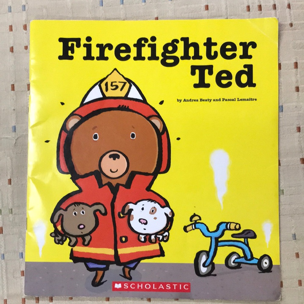 “Firefighter Ted” scholastic kids book